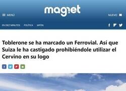 Enlace a Toblerone va a tener que cambiar su logo