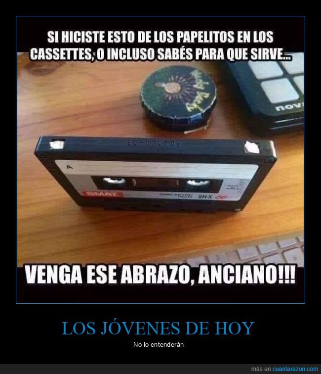 cassette,papelitos,retro