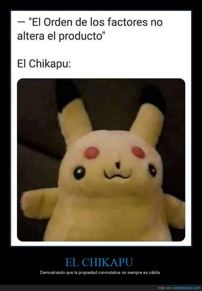 pikachu,orden,factores