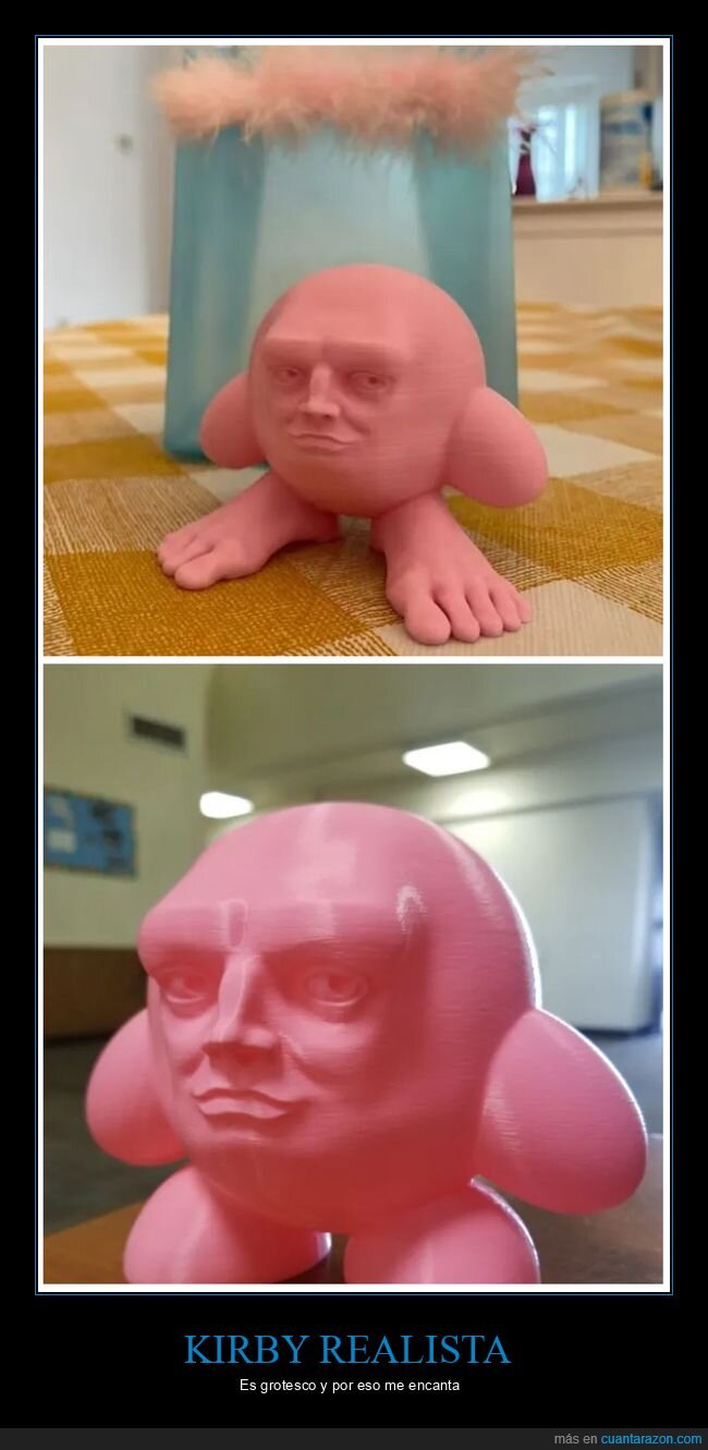 kirby,realista,impresión 3d