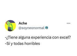 Enlace a Experiencia con Excel