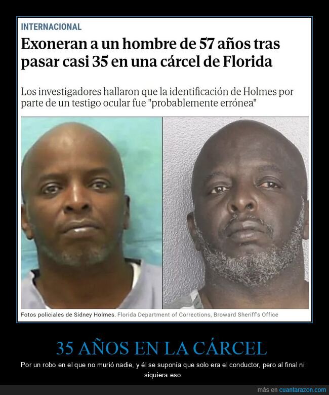 cárcel,exonerar