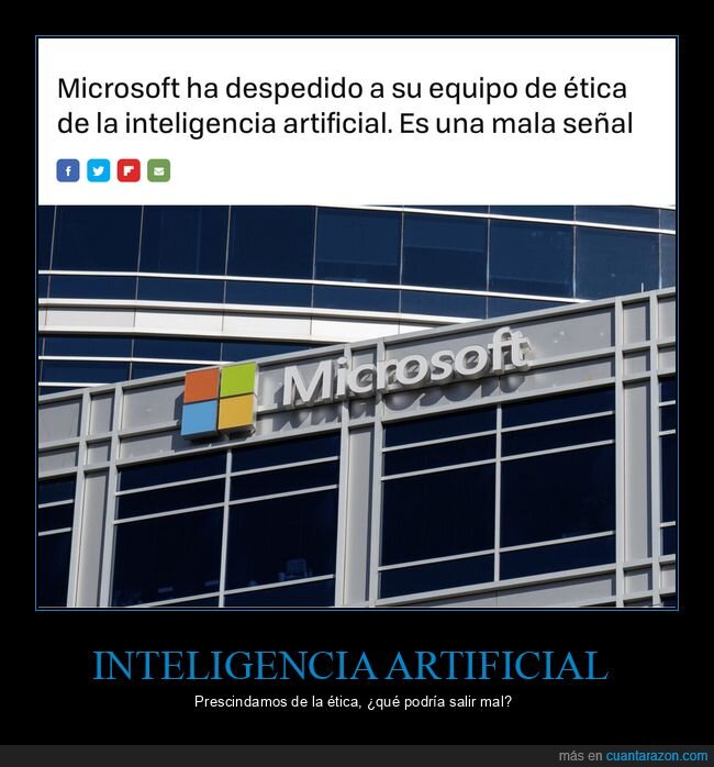 inteligencia artificial,microsoft,despedir