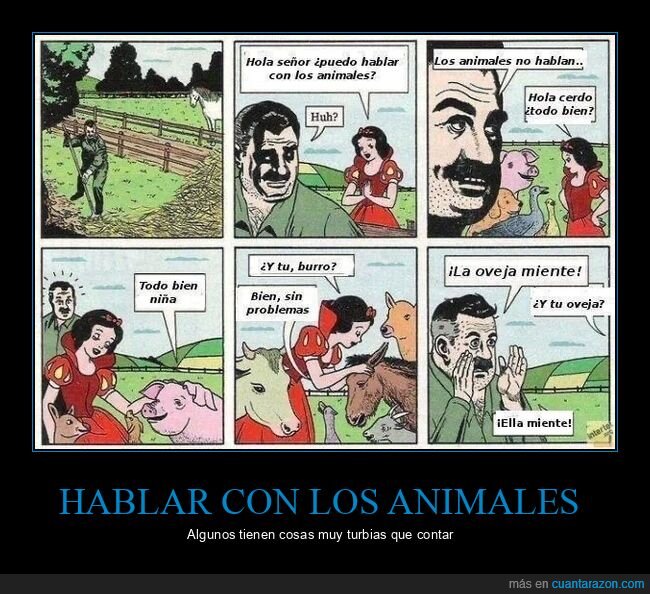 animales,hablar,mentir,oveja