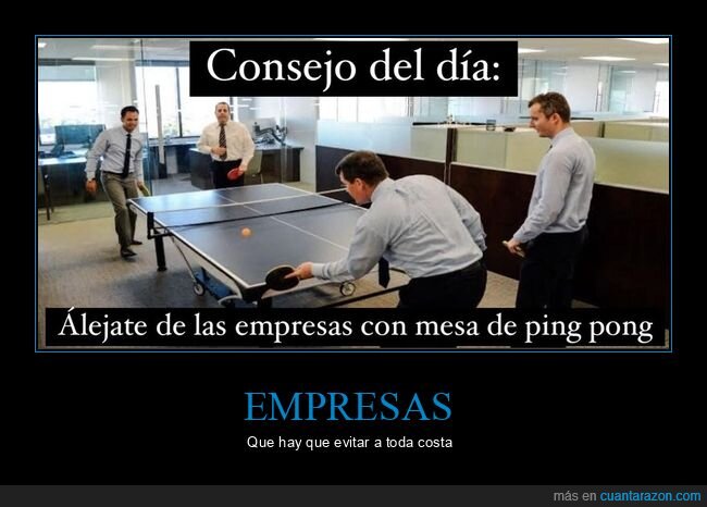 empresas,mesa de ping pong,consejo