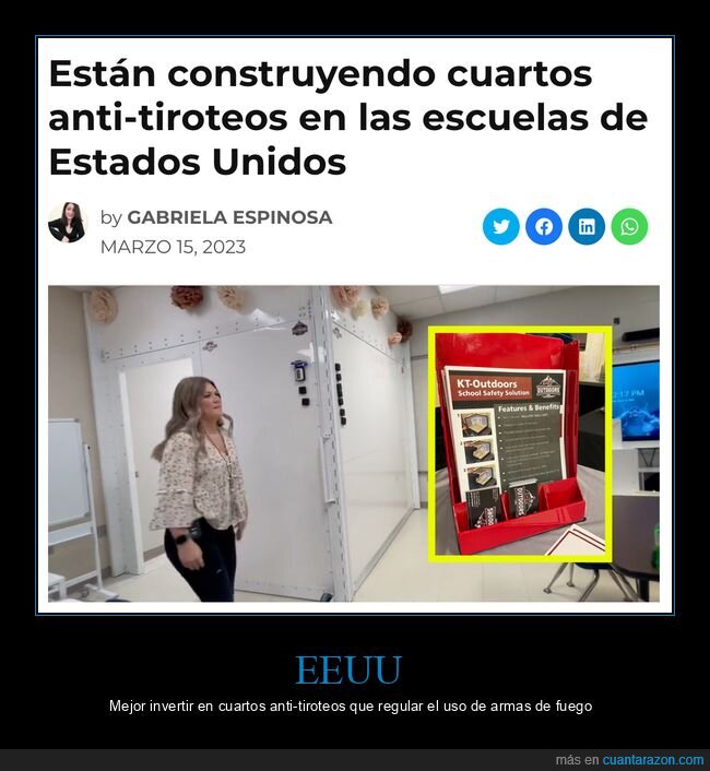 eeuu,cuartos anti-tiroteos,colegios