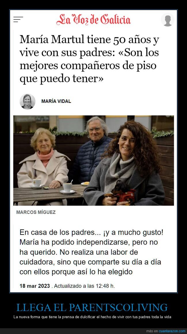 vivir,padres,compañeros de piso