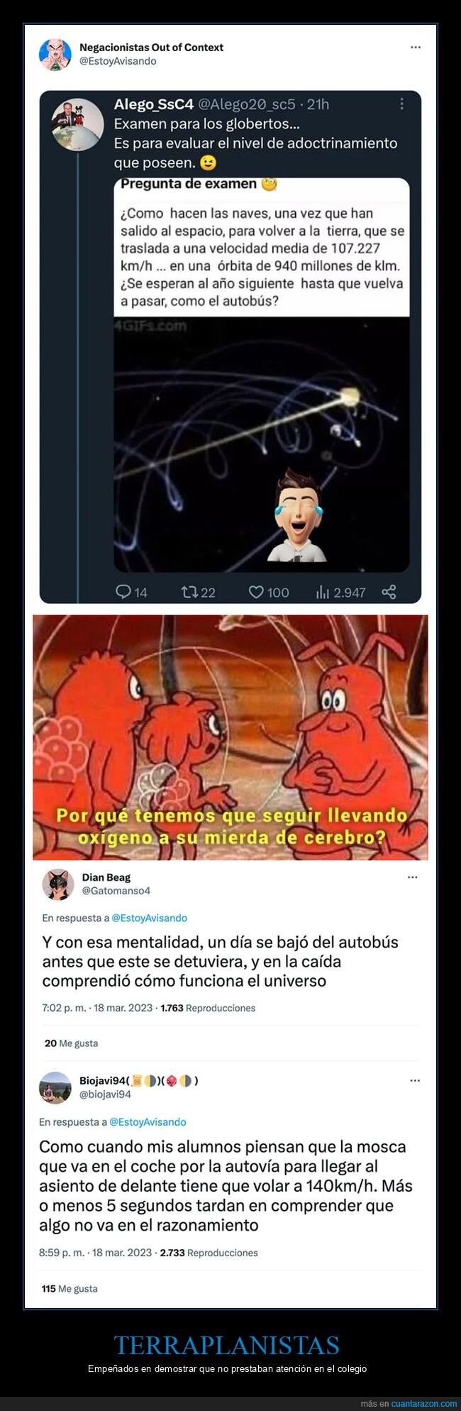 negacionistas,sistema solar,terraplanistas