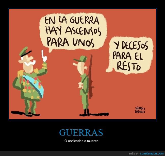 guerra,ascensos,decesos