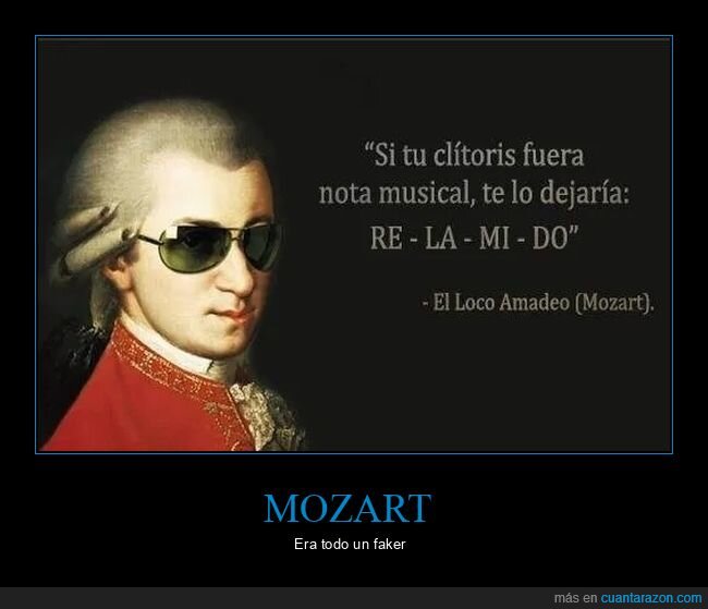 mozart,nota musical,relamido