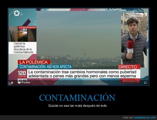 contaminaci&oacute;n,cambios hormonales
