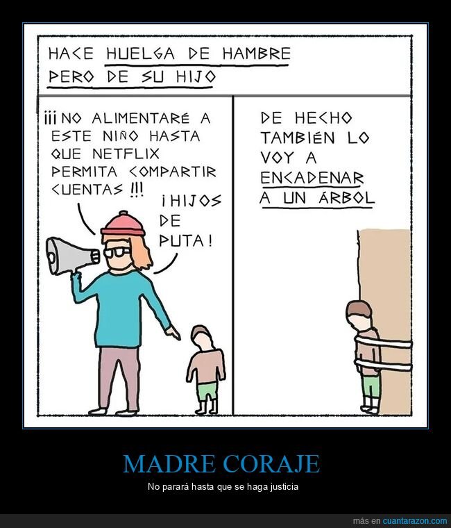 hijo,huelga de hambre,madre