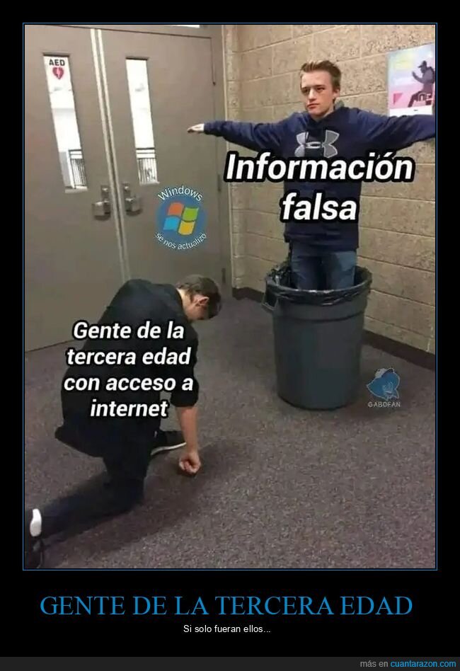 información falsa,tercera edad