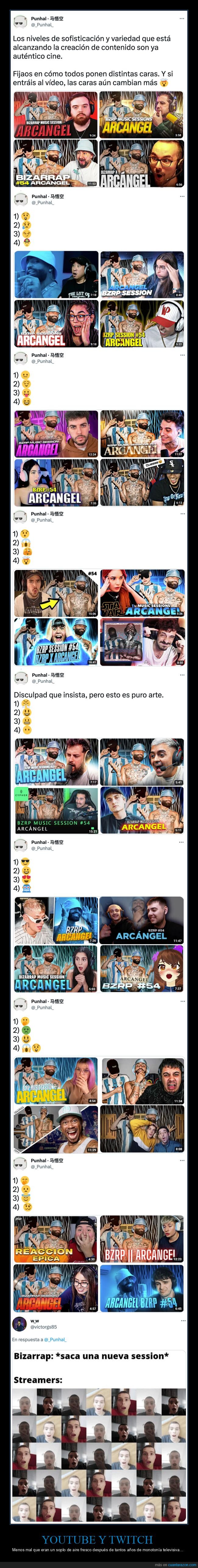 youtubers,streamers,bizarrap