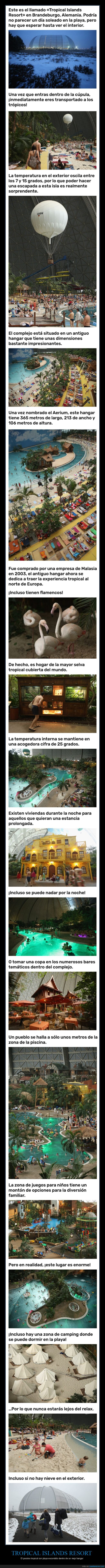 tropical islands resort,hangar,paraíso tropical