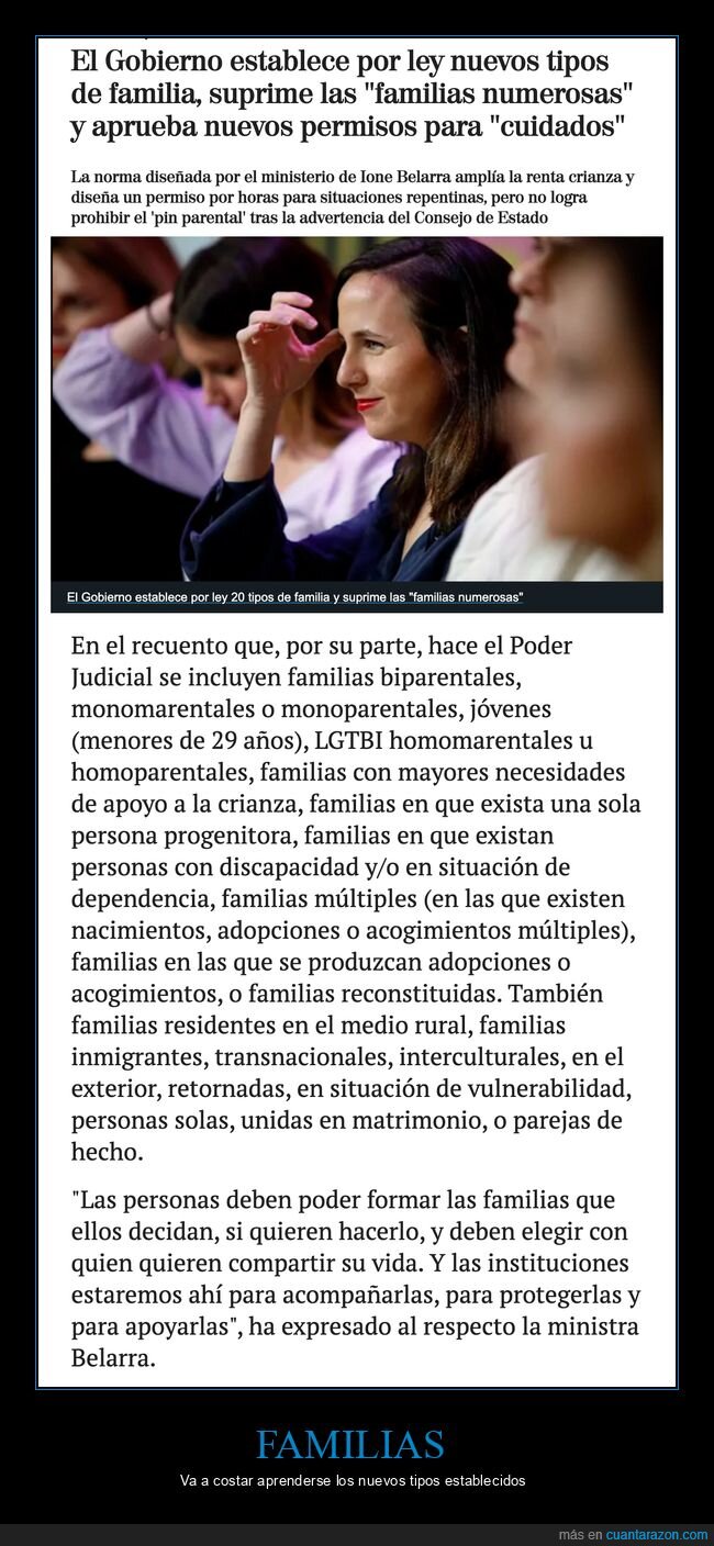 familia,tipos,gobierno