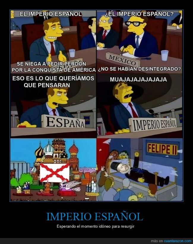 españa,felipe ii,imperio español,simpsons