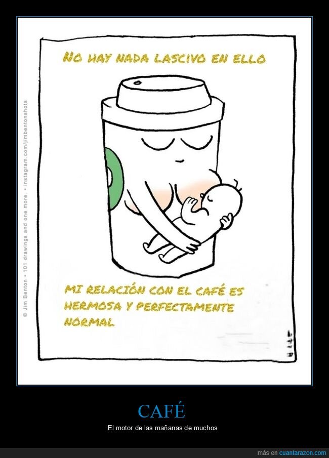 café,relación,normal,amamantando