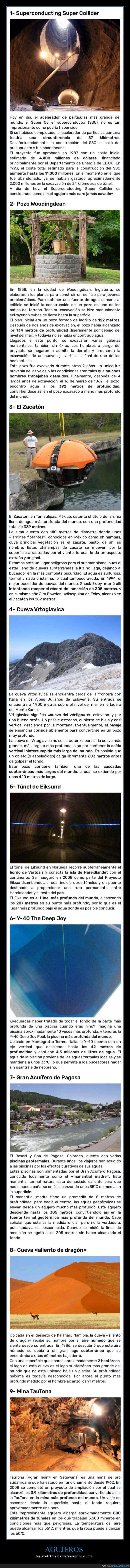 agujeros,excavaciones