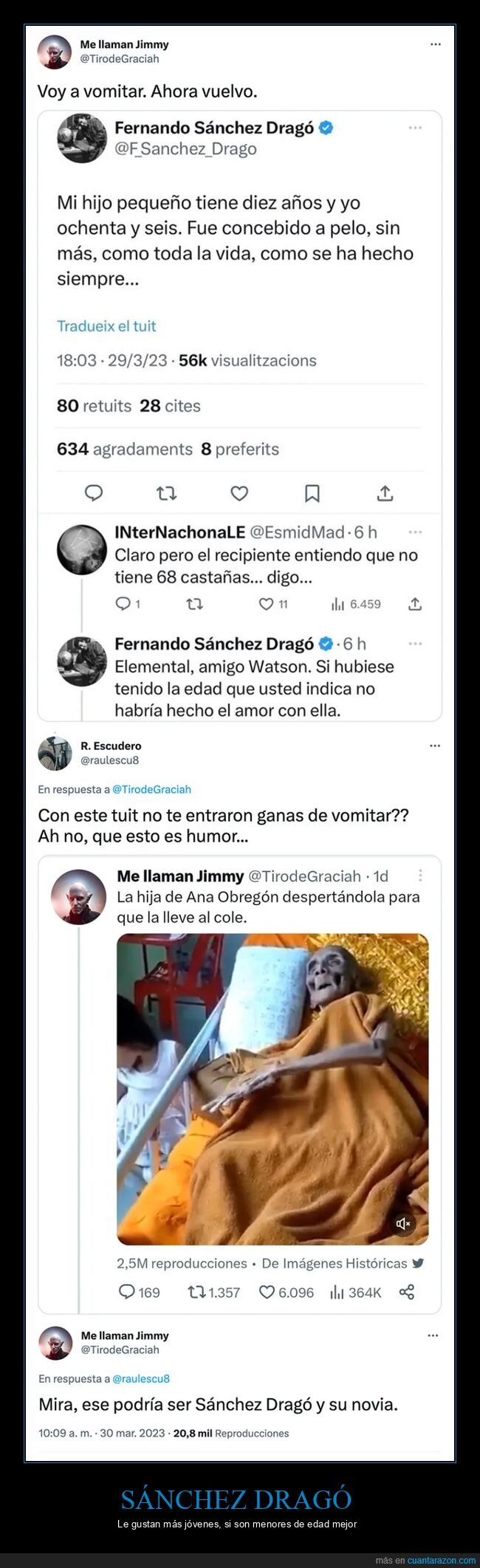 ana obregón,concebido,edad,hijo,sánchez dragó