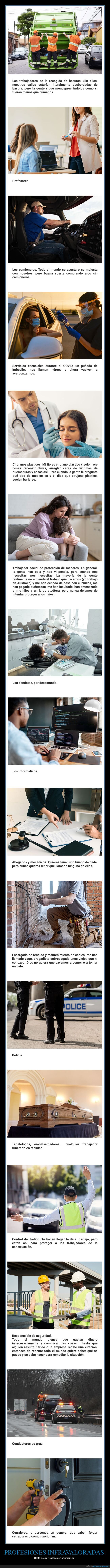 profesiones,infravaloradas