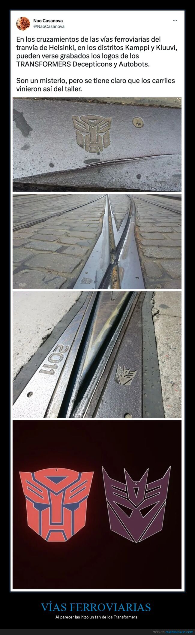 vías,transformers,helsinki