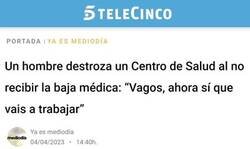 Enlace a Lo que los sanitarios tienen que aguantar...