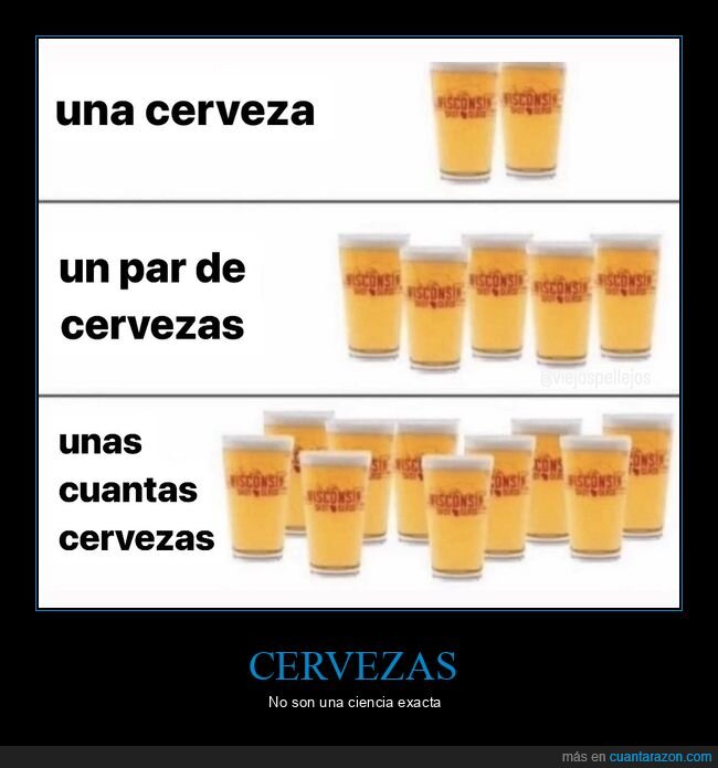 cerveza,número