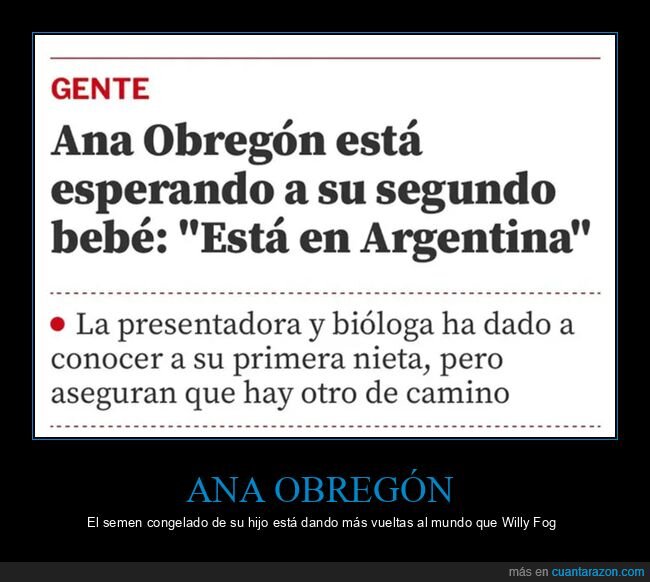 ana obregón,gestación subrogada