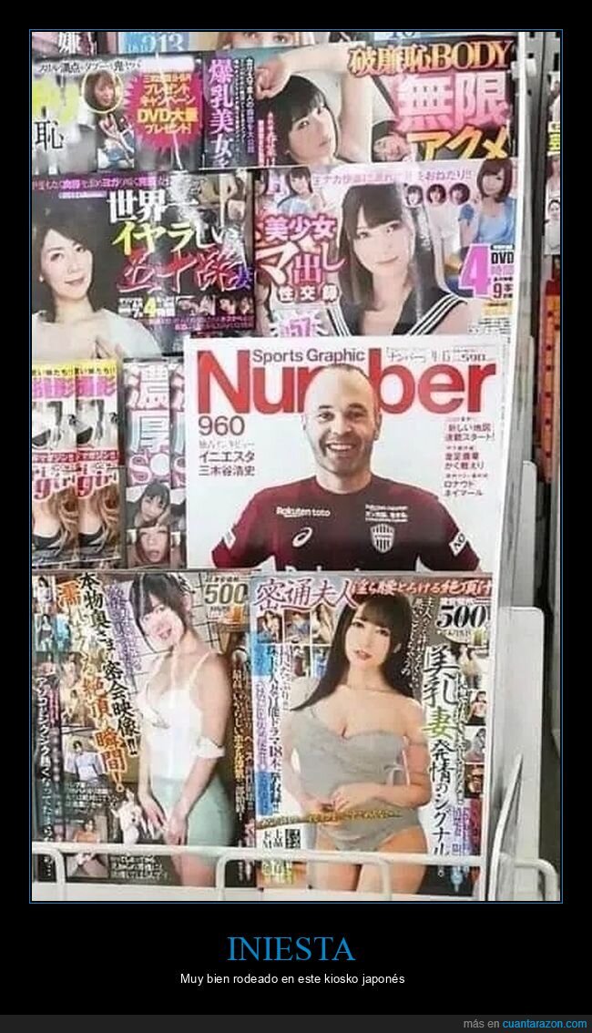 iniesta,japón,kiosko