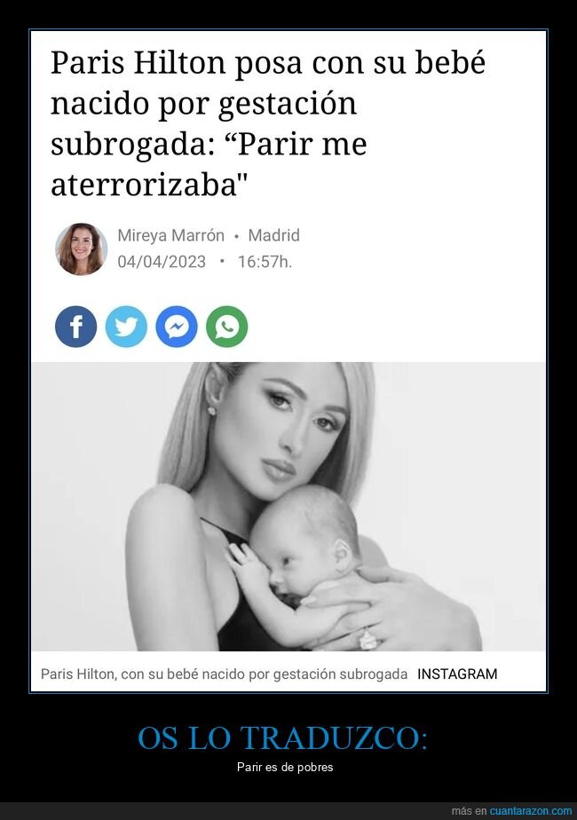 paris hiltos,gestación subrogada