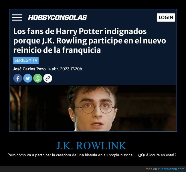 jk rowling,harry potter,fans,indignados