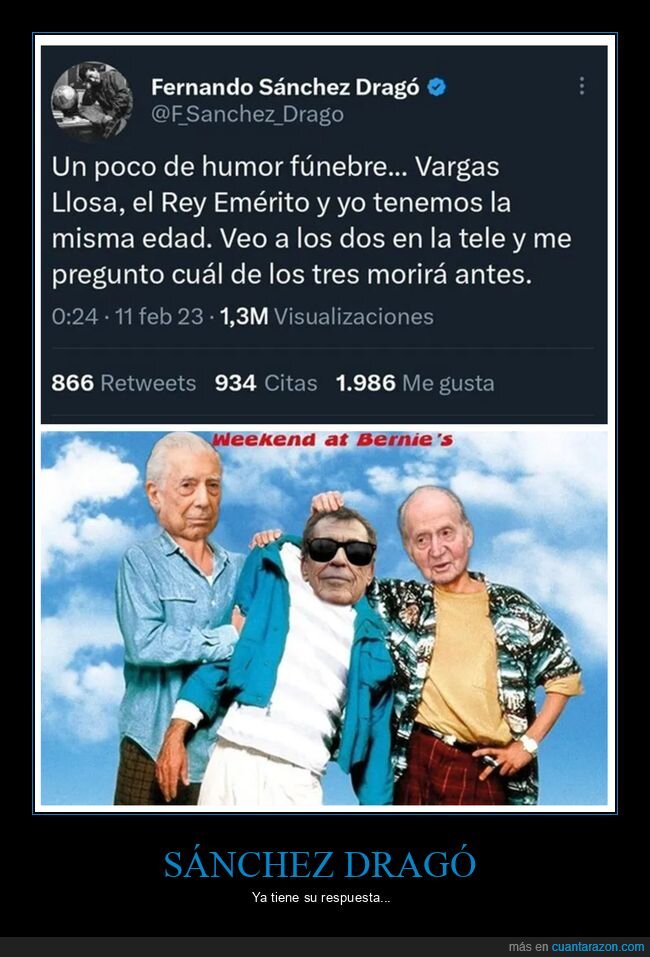 sánchez dragó,vargas llosa,juan carlos i,edad,morir