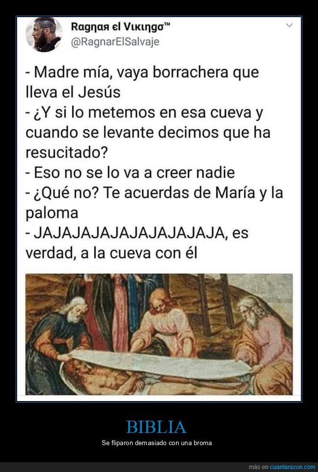 jesús,borrachera,cueva,resucitar