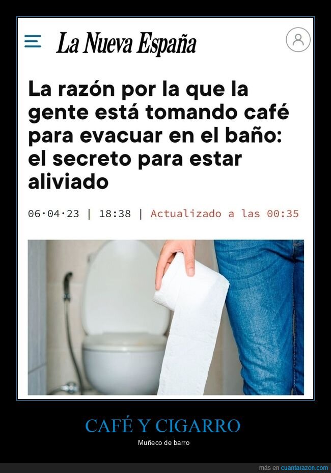 café,evacuar