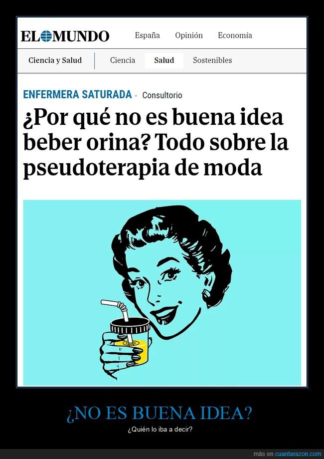 beber,orina,pseudoterapia