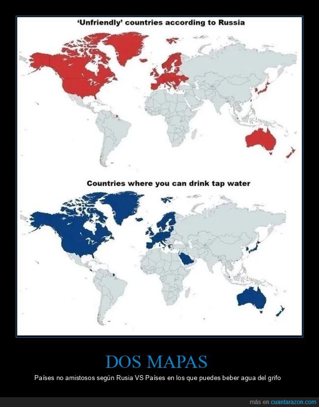 agua del grifo,beber,mapa,países,rusia