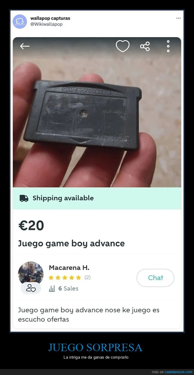 anuncios,game boy,videojuego,wallapop