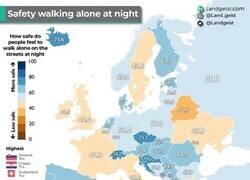 Enlace a Nivel de seguridad andando solo por la calle