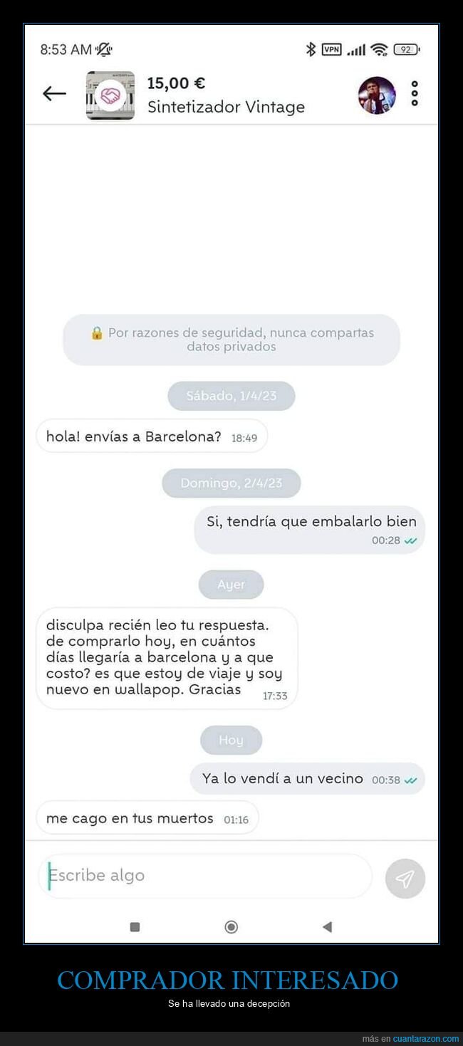 wallapop,vender,enfado