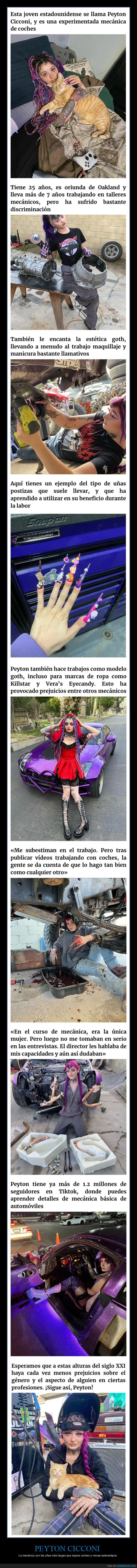 peyton cicconi,mecánica