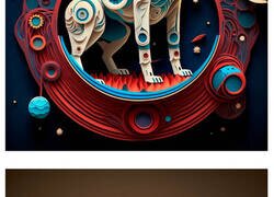 Enlace a Paper arts hechos con Midjourney y Photoshop