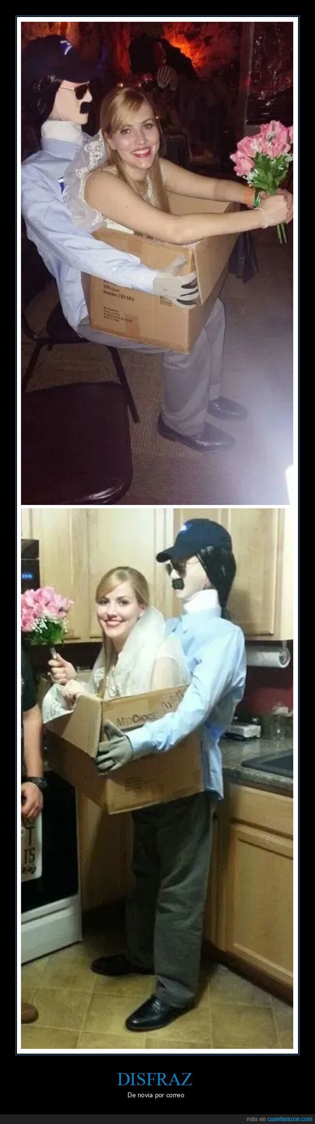 disfraz,novia por correo