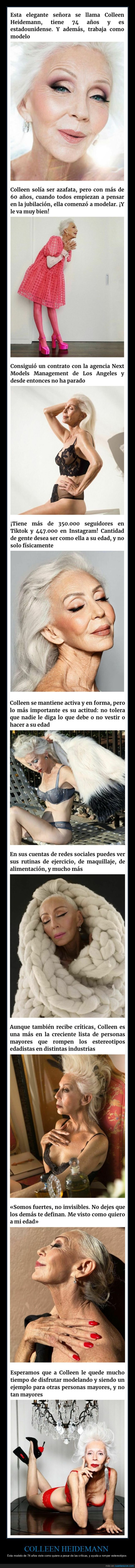 colleen heidemann,modelo,edad