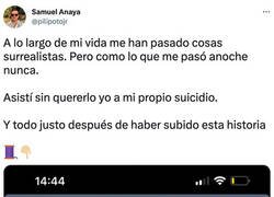 Enlace a Cuando te vas a suicidar y eres el último en enterarte
