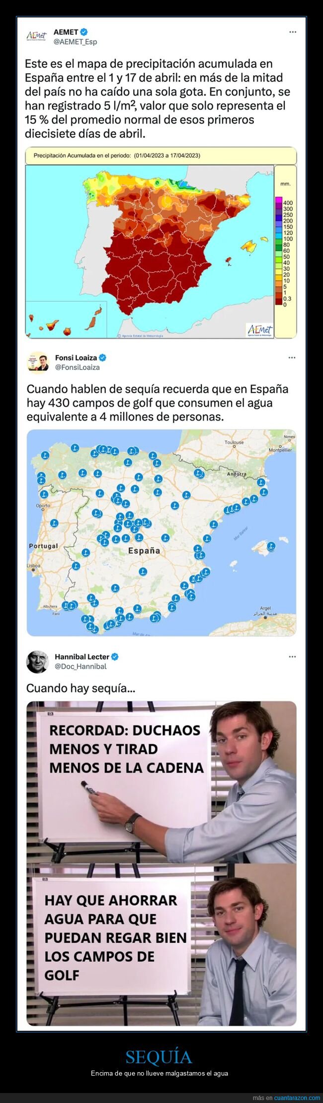 campos de golf,sequ&iacute;a