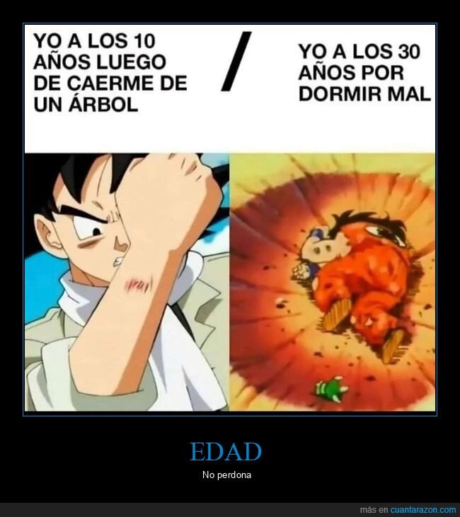 edad,caerse,dormir