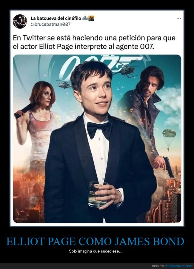 elliot page,james bond