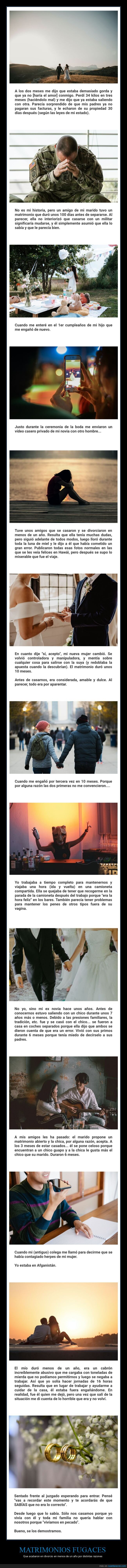 matrimonios,divorcios