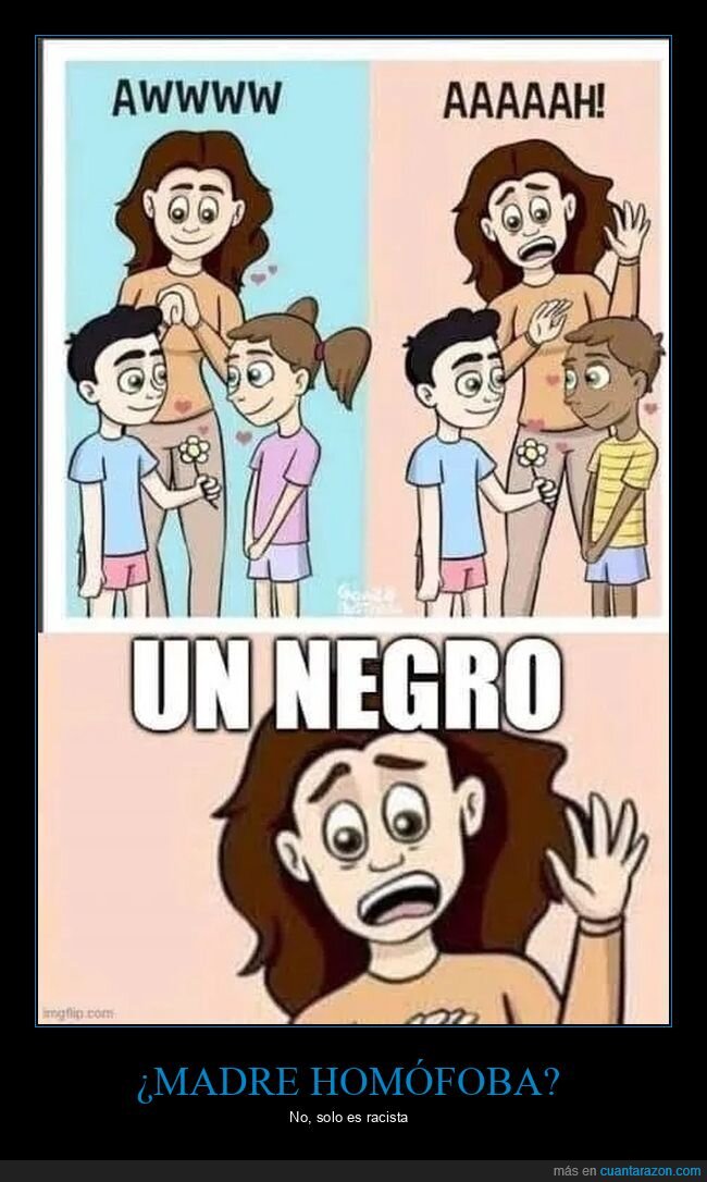 madre,negro,niños